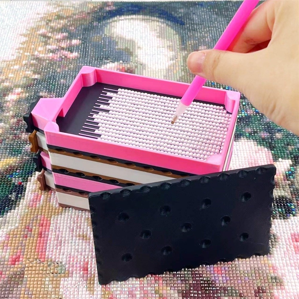 DIY 공예 다이아몬드 페인팅 트레이 키트, 뚜껑이 있 - Resin Art Case 리뷰 및 가격