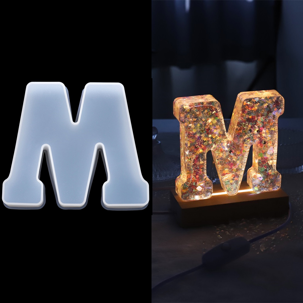 3 크기 A ~ Z 편지 실리콘 금형 알파벳 에폭시 수 - Resin Art Alphabet 리뷰 및 가격