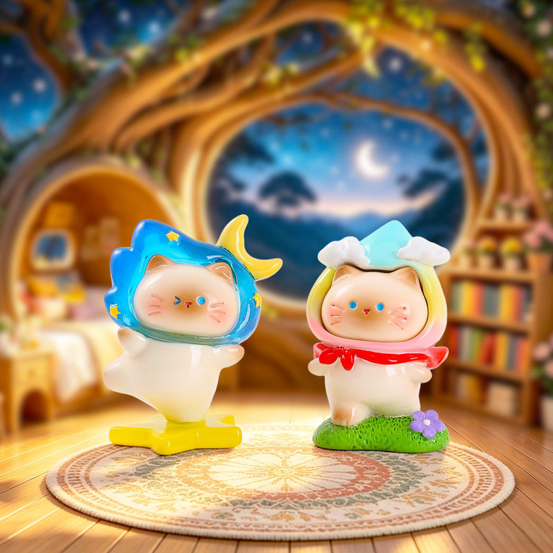 귀여운 고양이, 날씨를 주제로 한, 여기저기 돌아다니는 - Resin Art Case 리뷰 및 가격